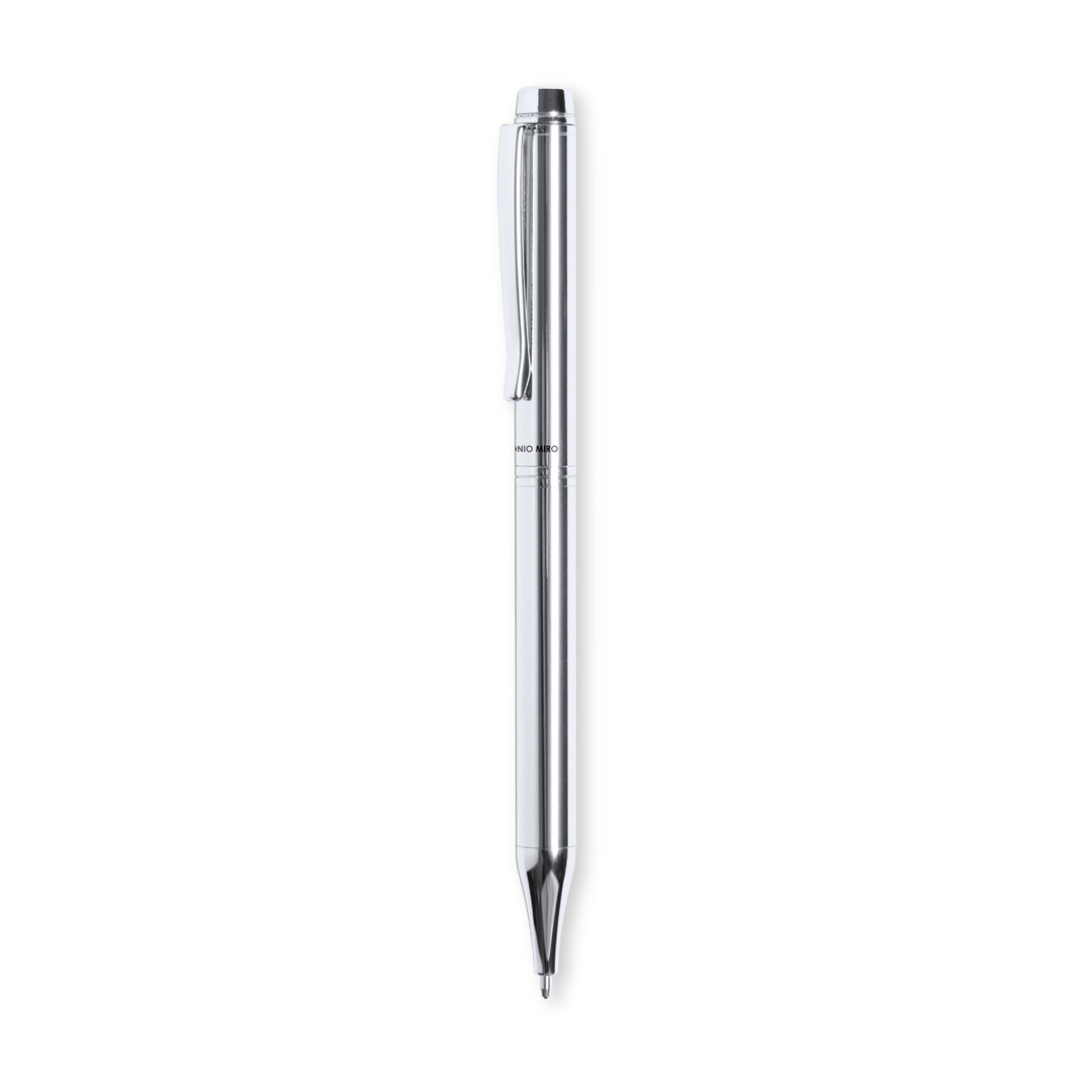 Bolígrafo personalizado Antonio Miró Gordon metálico con caja negra - Set de escritura personalizados - Regalo Promocional Personalizado - vista alternativa