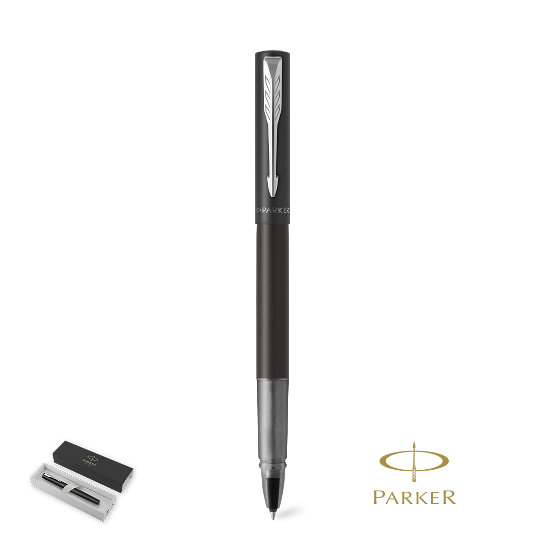 Roller personalizado Vector XL Parker de acero inox pulido con clip flecha - Rollers personalizados - Regalo Promocional Personalizado