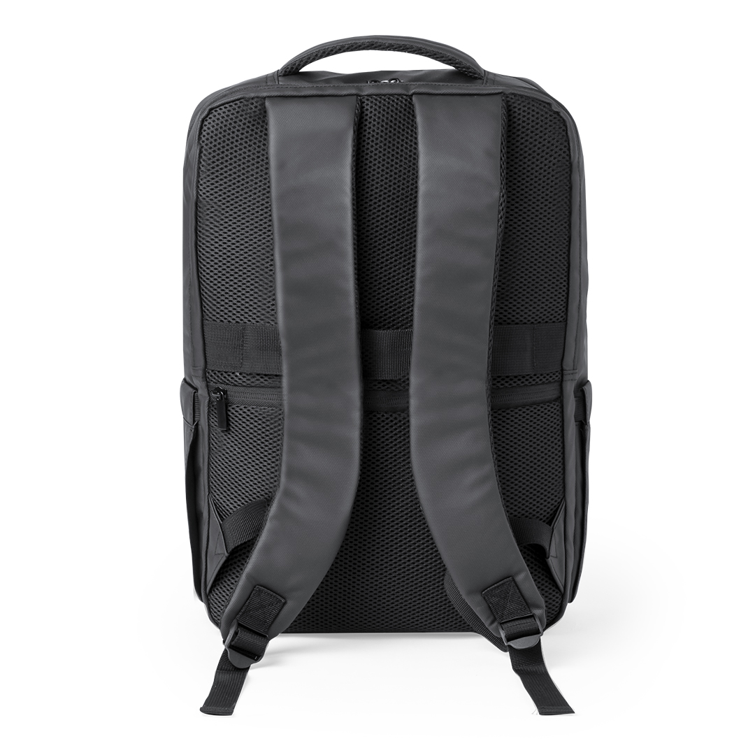 Mochila personalizada Ladian de Antonio Miró de polipiel premium con antirrobo - Mochilas personalizadas - Regalo Promocional Personalizado - vista alternativa
