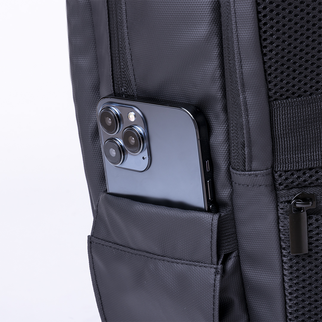 Mochila personalizada Ladian de Antonio Miró de polipiel premium con antirrobo - Mochilas personalizadas - Regalo Promocional Personalizado - imagen 4