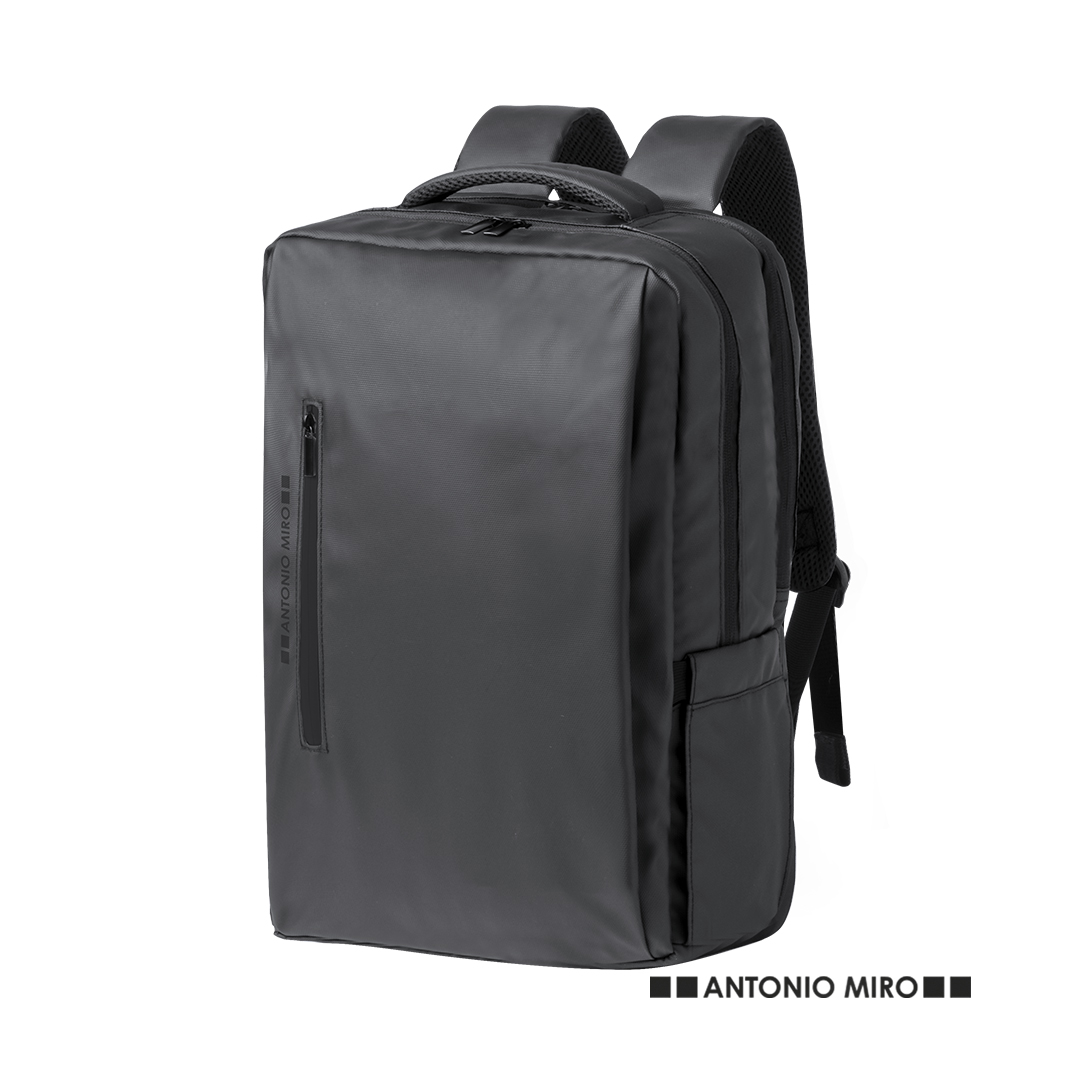 Mochila personalizada Ladian de Antonio Miró de polipiel premium con antirrobo - Mochilas personalizadas - Regalo Promocional Personalizado
