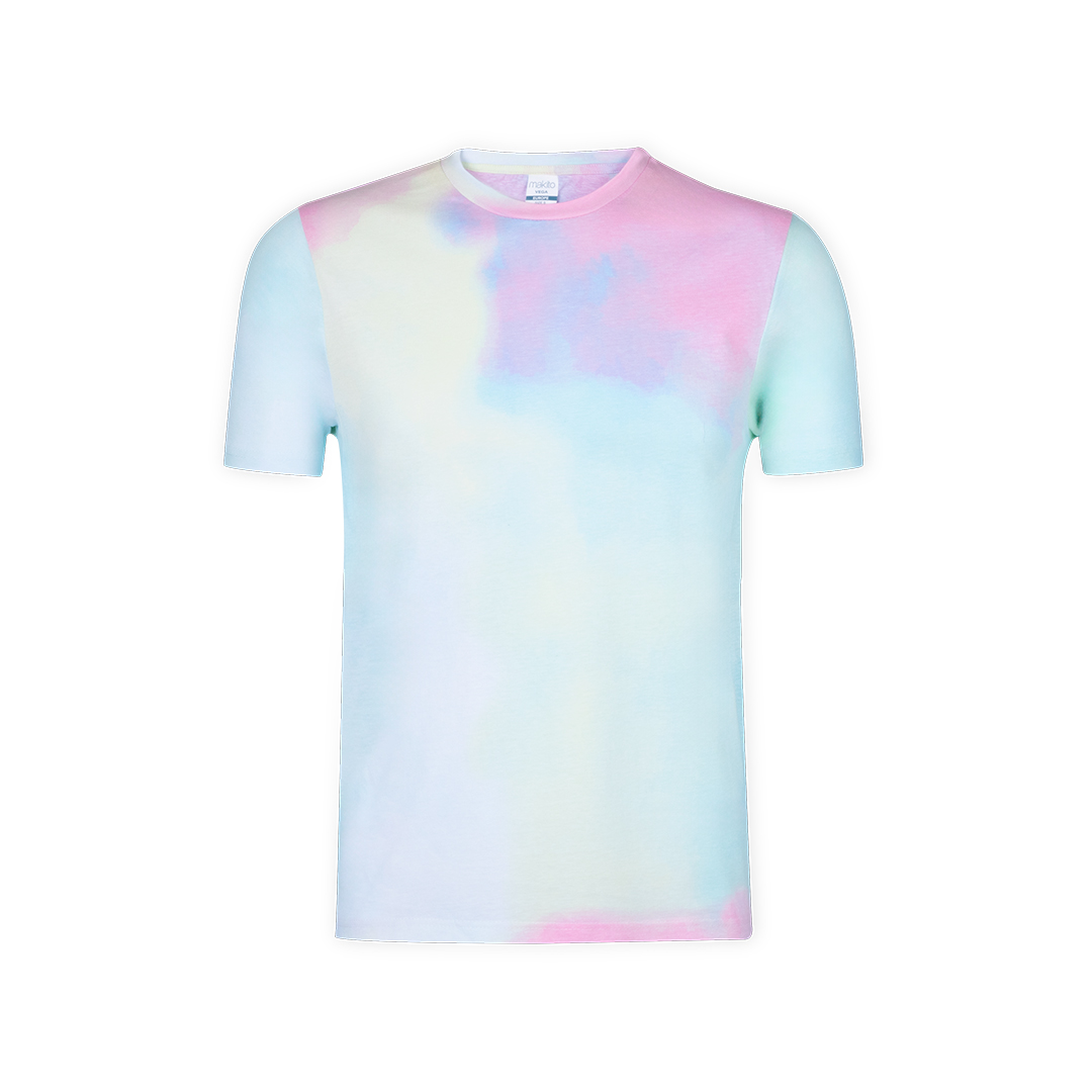 Camiseta personalizada para adulto Vega unisex con estampado arcoíris