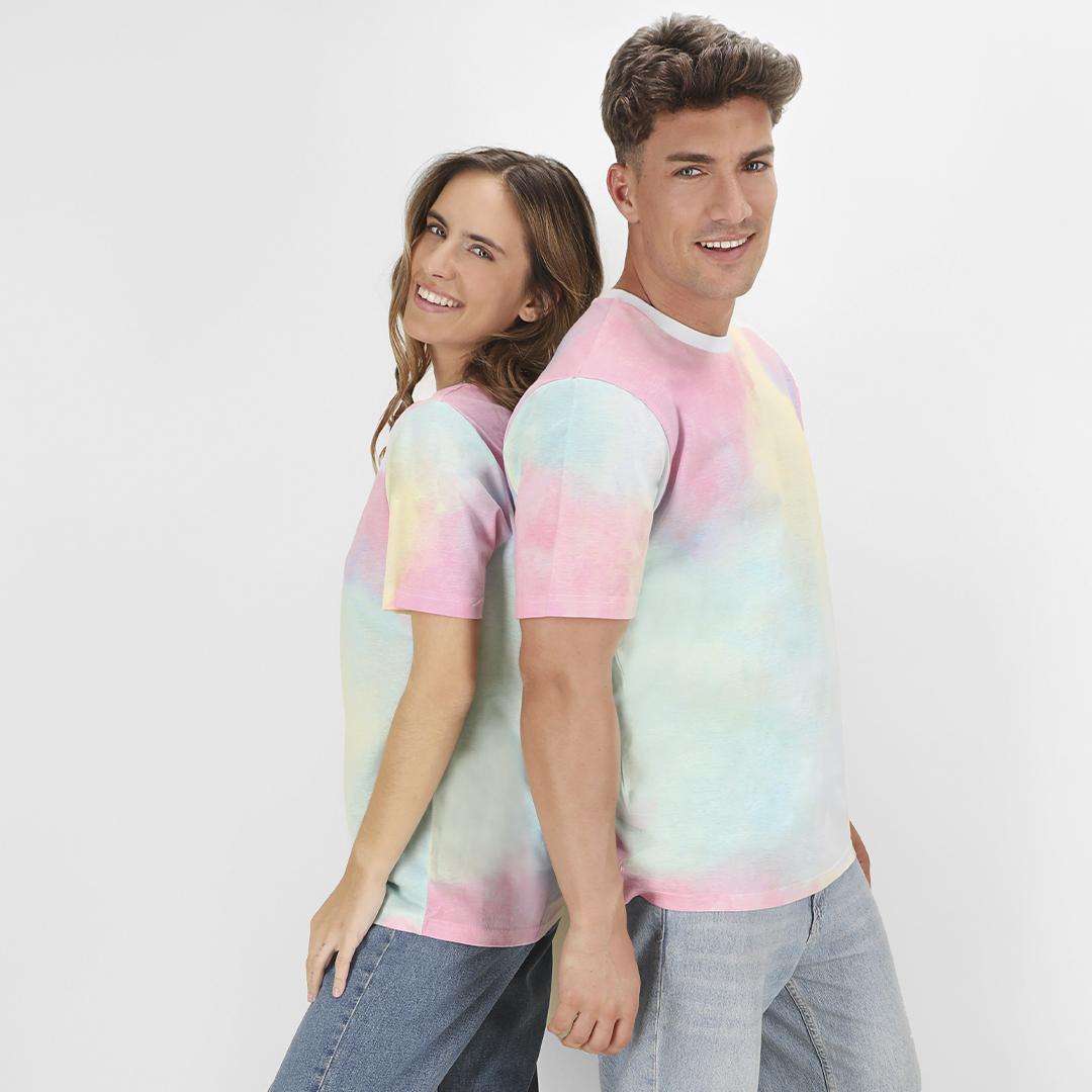 Camiseta personalizada para adulto Vega unisex con estampado arcoíris - Ropa y accesorios - Regalo Promocional Personalizado