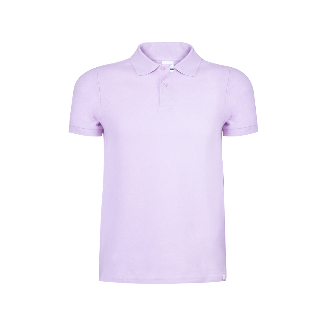 Polo personalizado adulto Ment de algodón orgánico en colores pastel