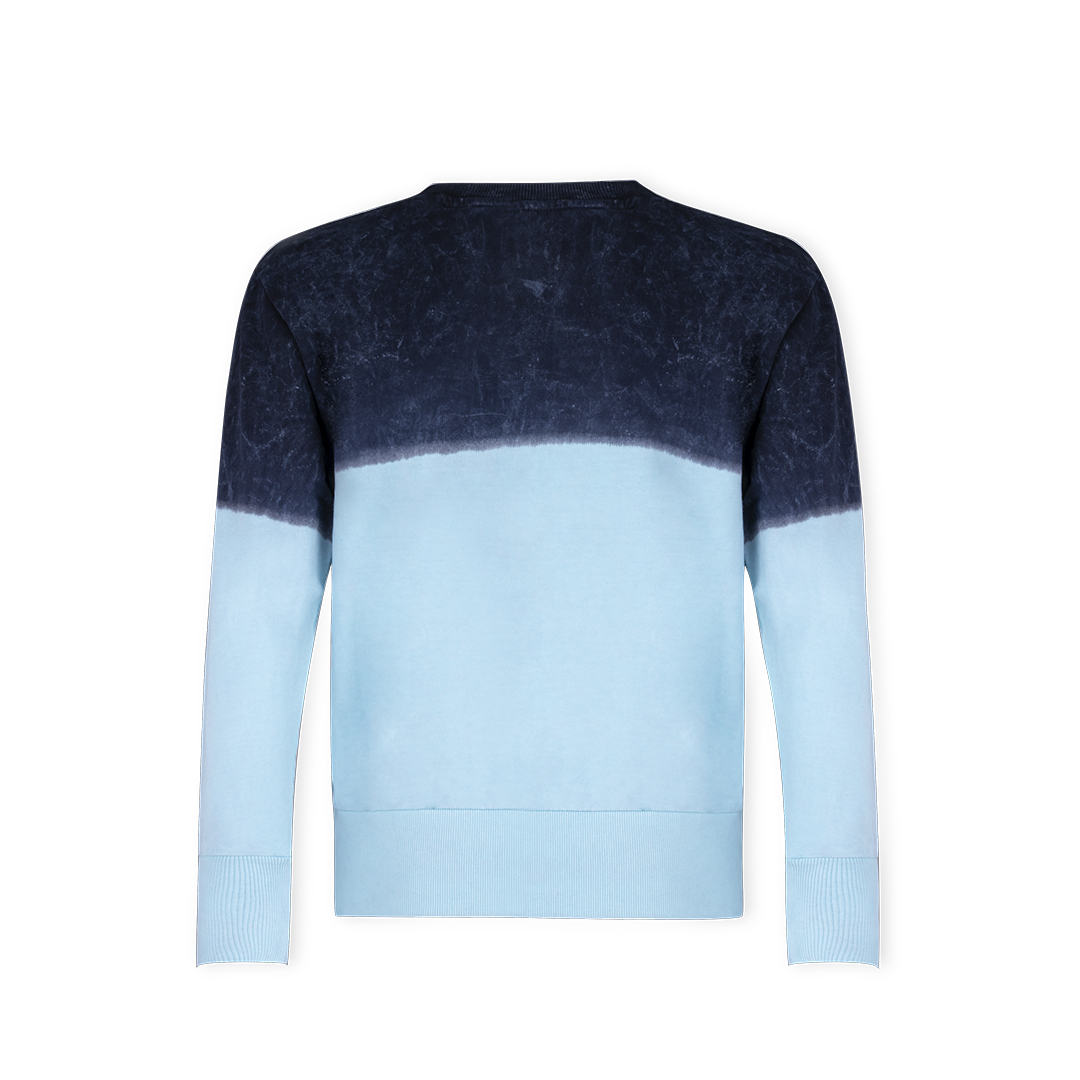 Sudadera adulto personalizada Truyi bicolor con efecto lavado