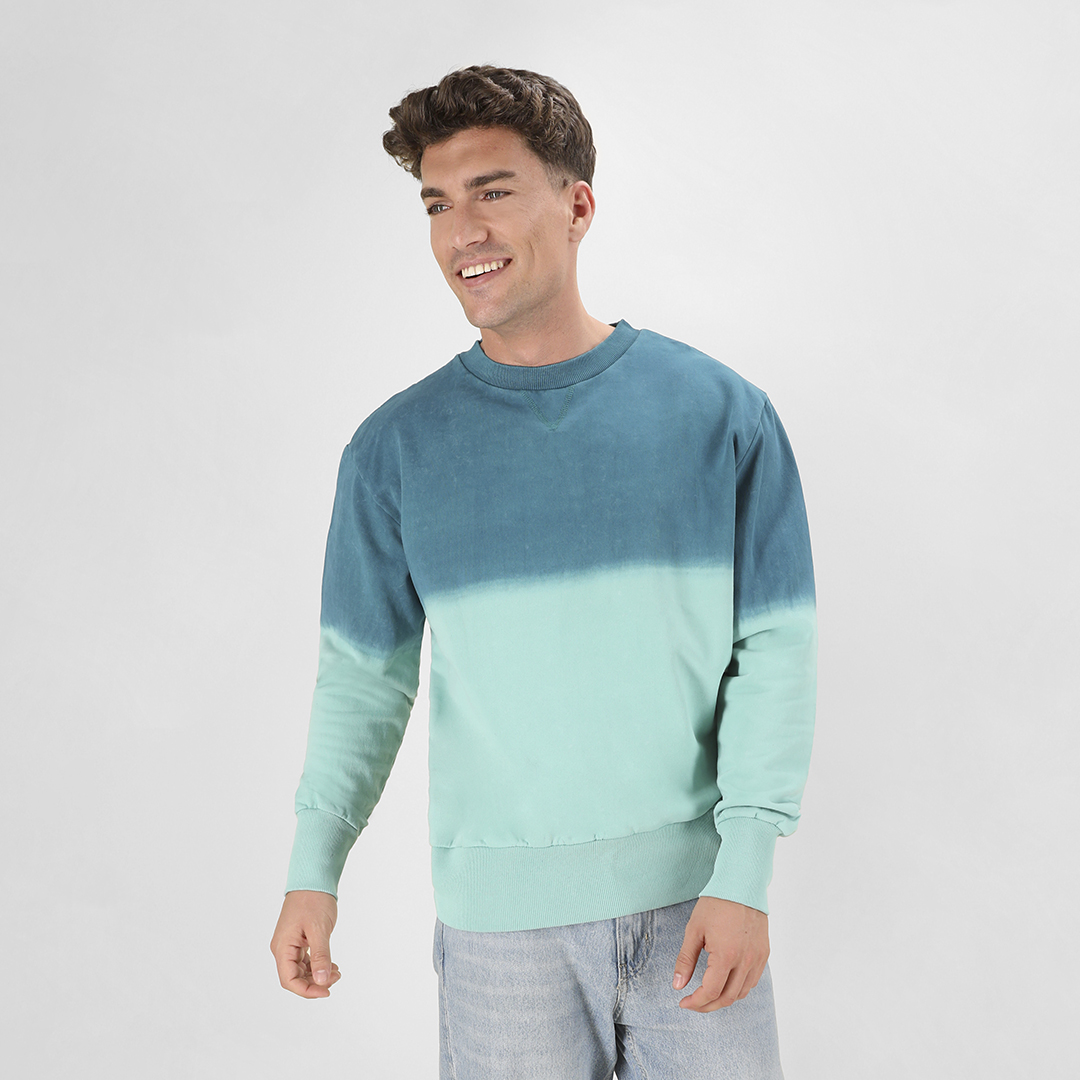 Sudadera adulto personalizada Truyi bicolor con efecto lavado - Sudaderas personalizadas - Regalo Promocional Personalizado