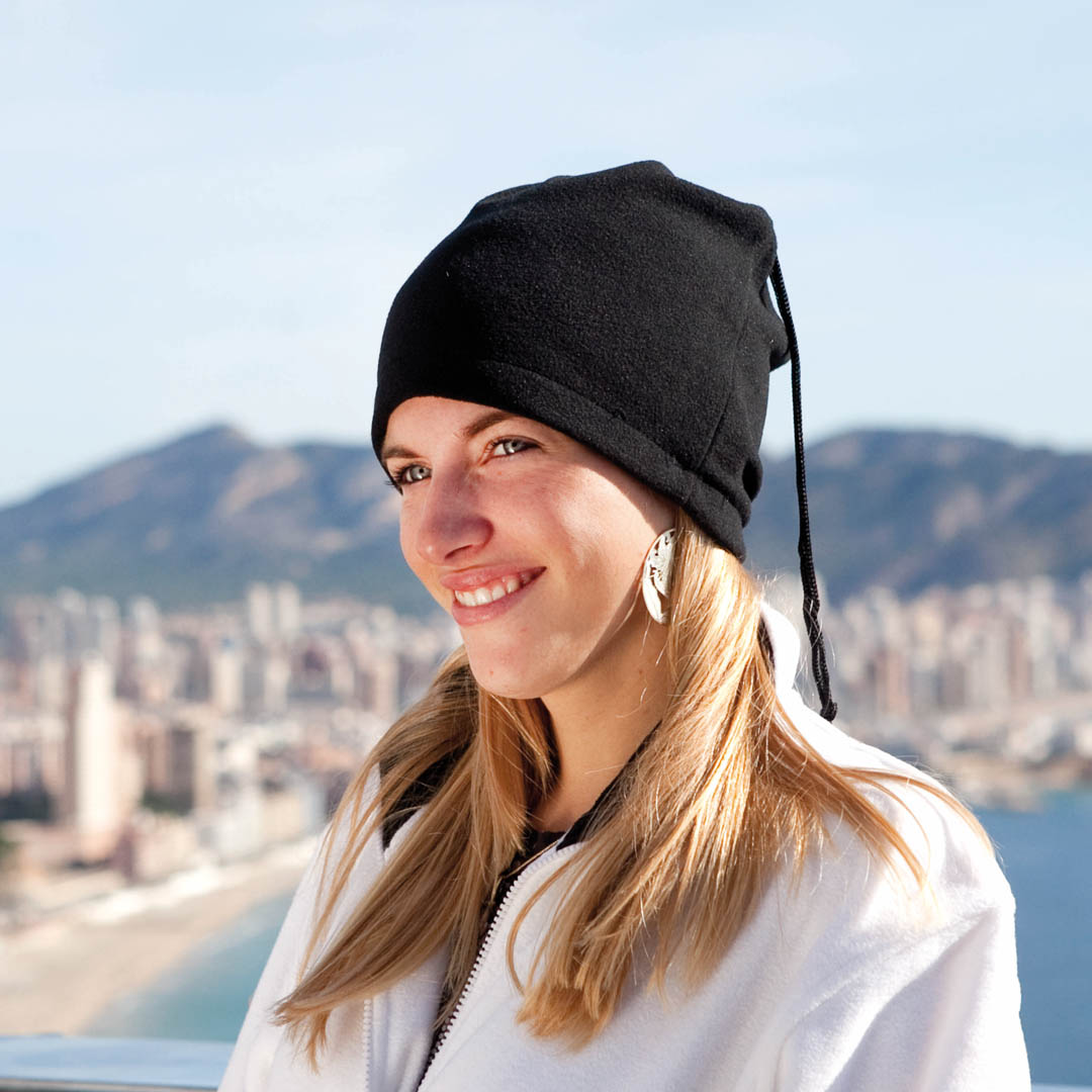 Braga gorro personalizada Articos de polar fleece con cierre cordón - Ropa y accesorios - Regalo Promocional Personalizado - imagen 3