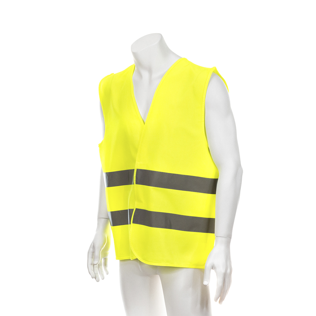 Chaleco reflectante personalizado Kross alta visibilidad homologado CE con velcro - Ropa y accesorios - Regalo Promocional Personalizado - vista alternativa