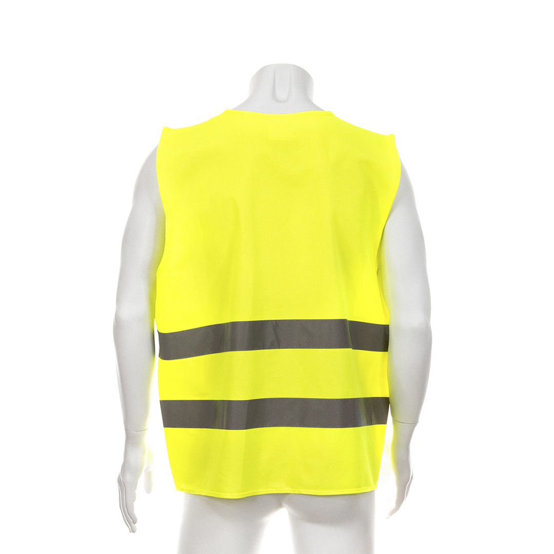 Chaleco reflectante personalizado Kross alta visibilidad homologado CE con velcro - Ropa y accesorios - Regalo Promocional Personalizado - imagen 4