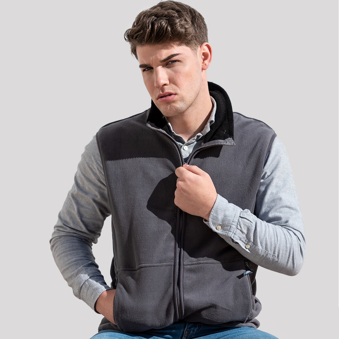 Chaleco personalizado Forest de polar fleece 280g con cintura elástica - Ropa y accesorios - Regalo Promocional Personalizado