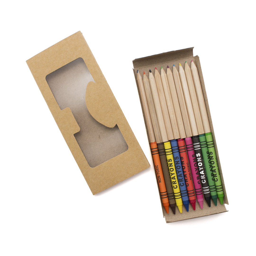 Set personalizado Aladín 19 piezas con ceras y lápices naturales - Niños y Juegos - Regalo Promocional Personalizado - vista alternativa