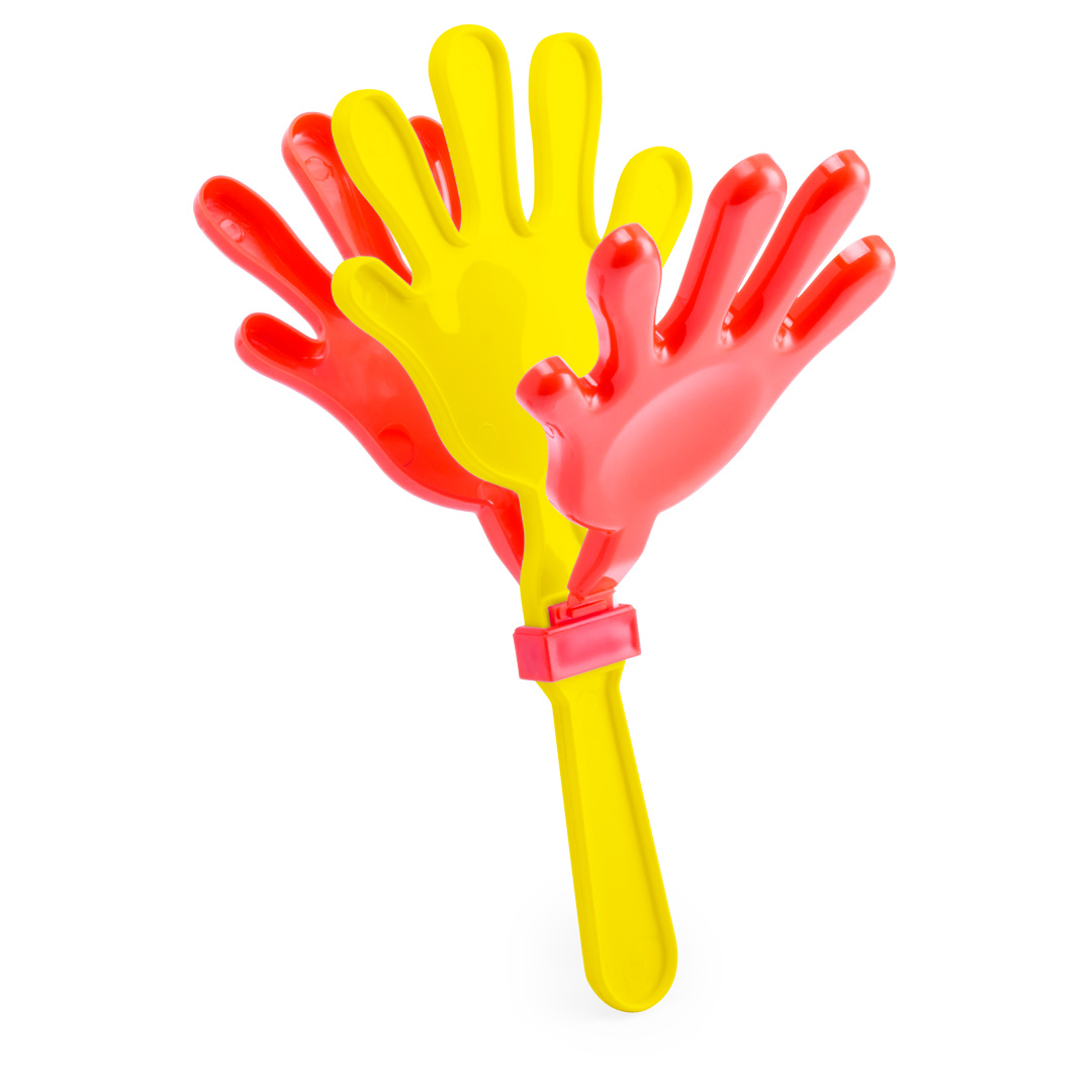 Mano de animación personalizada Maracan aplaudidor en colores vivos