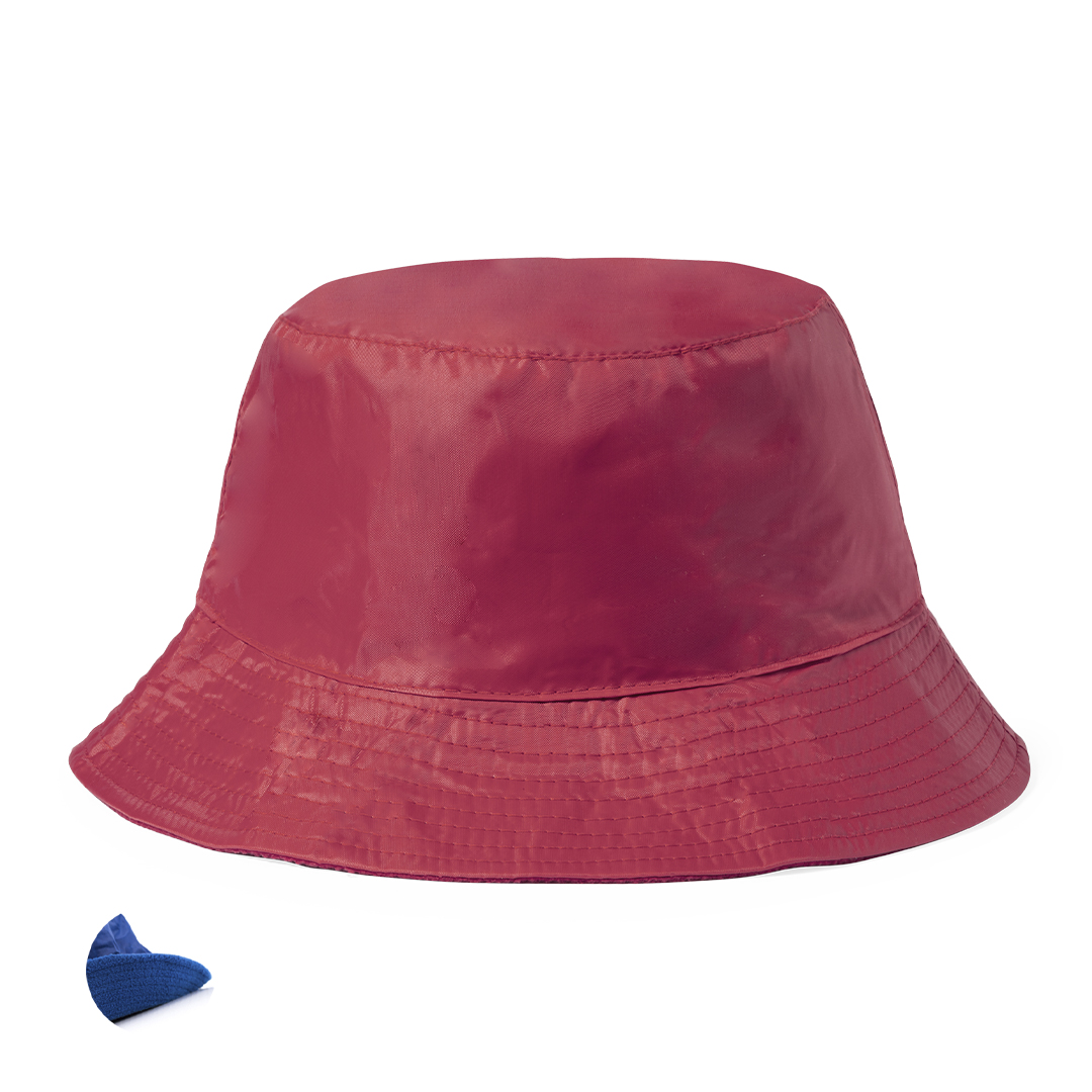 Gorro reversible personalizado Nesy tipo bob de nylon con polar fleece - Gorros personalizados - Regalo Promocional Personalizado