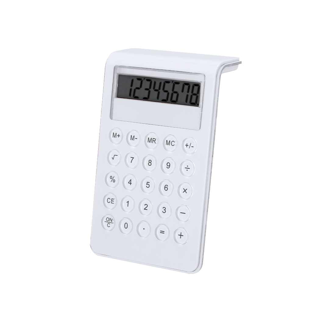 Calculadora personalizada Myd bicolor 8 dígitos con teclas transparentes - Otros accesorios oficina - Regalo Promocional Personalizado