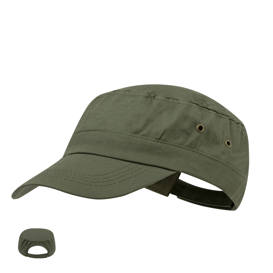 Gorra personalizada Saigon tipo militar algodón peinado - Gorras y sombreros - Regalo Promocional Personalizado