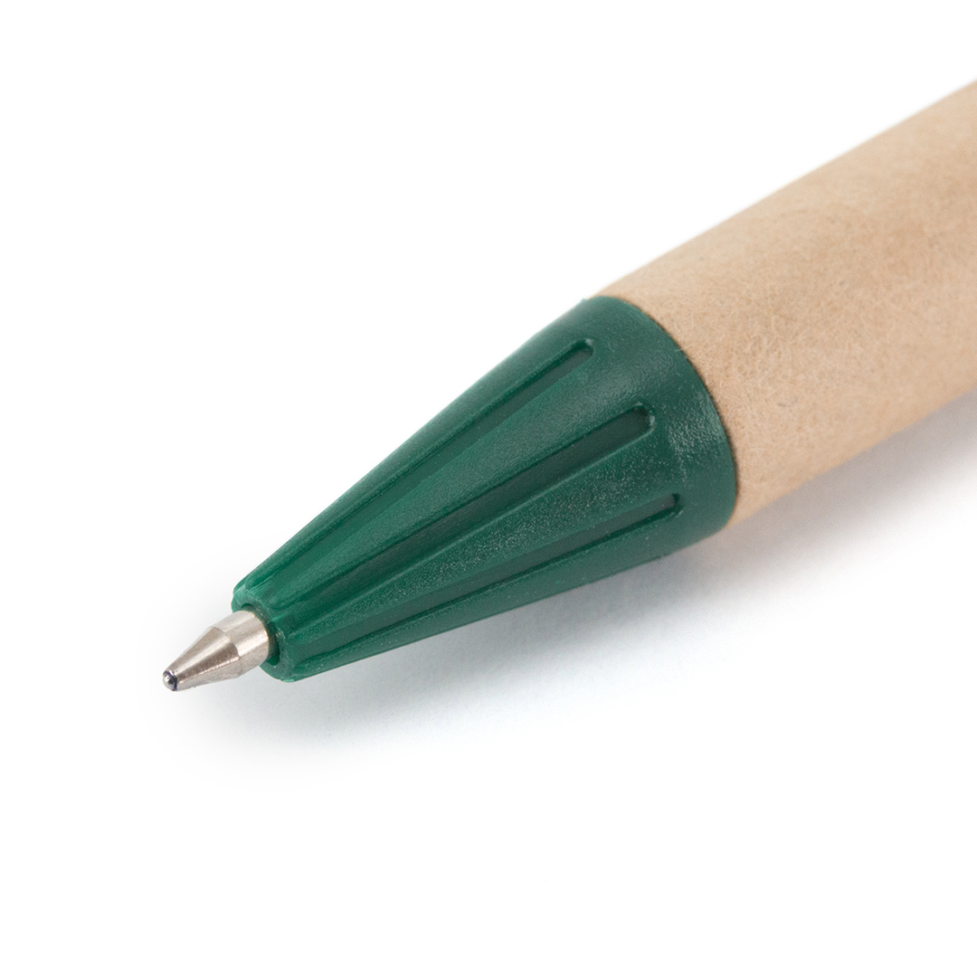 Bolígrafo personalizado Compo de cartón reciclado con accesorios coloridos - Oficina - Regalo Promocional Personalizado - vista alternativa