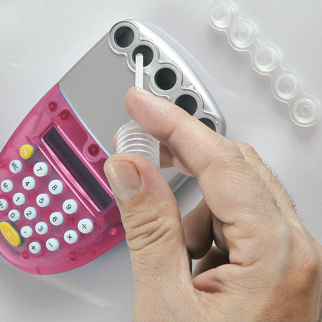 Calculadora personalizada Ozone ecológica 8 dígitos con funcionamiento de agua - Otros accesorios oficina - Regalo Promocional Personalizado - vista alternativa