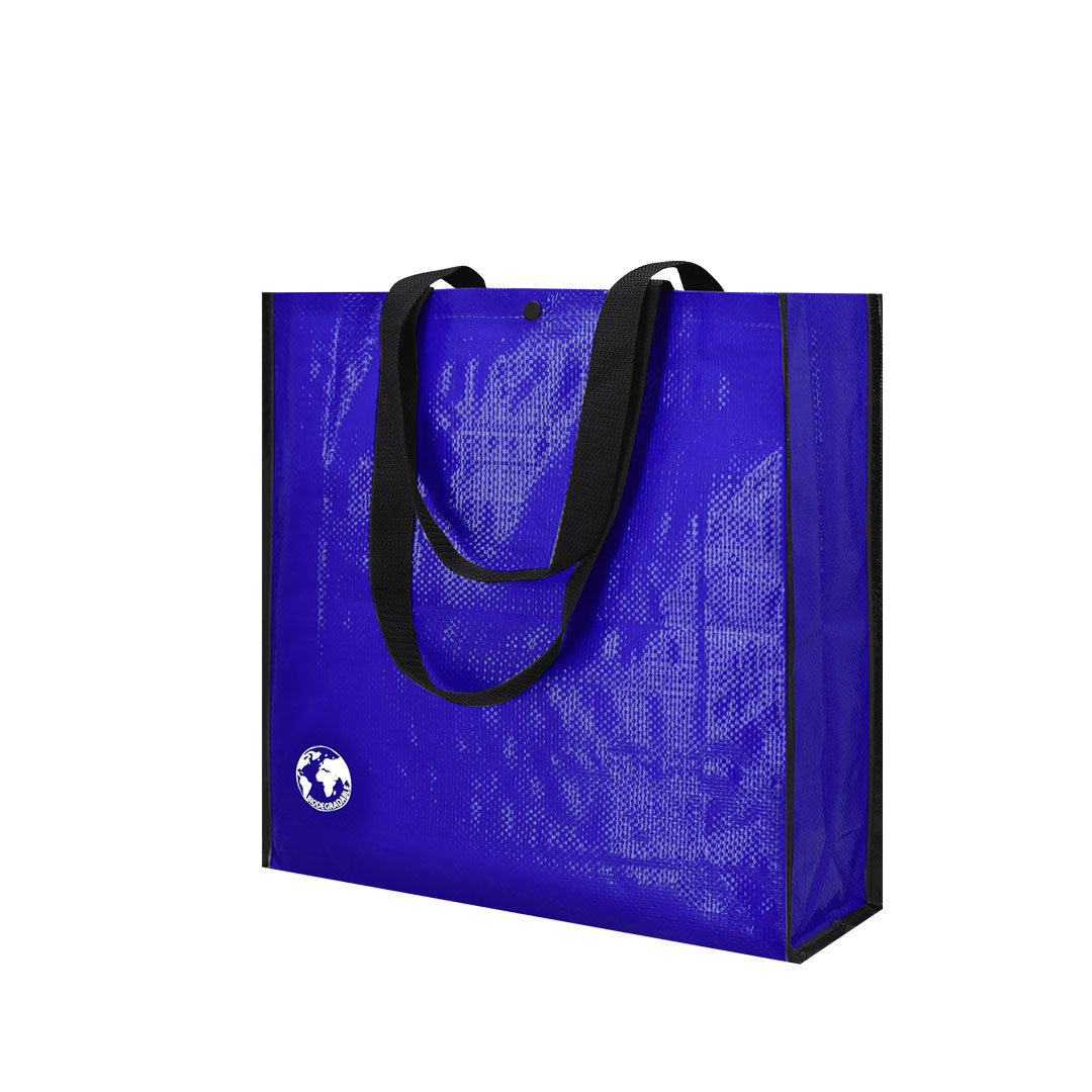 Bolsa personalizada Recycle reutilizable laminada - Bolsas personalizadas con fuelle - Regalo Promocional Personalizado
