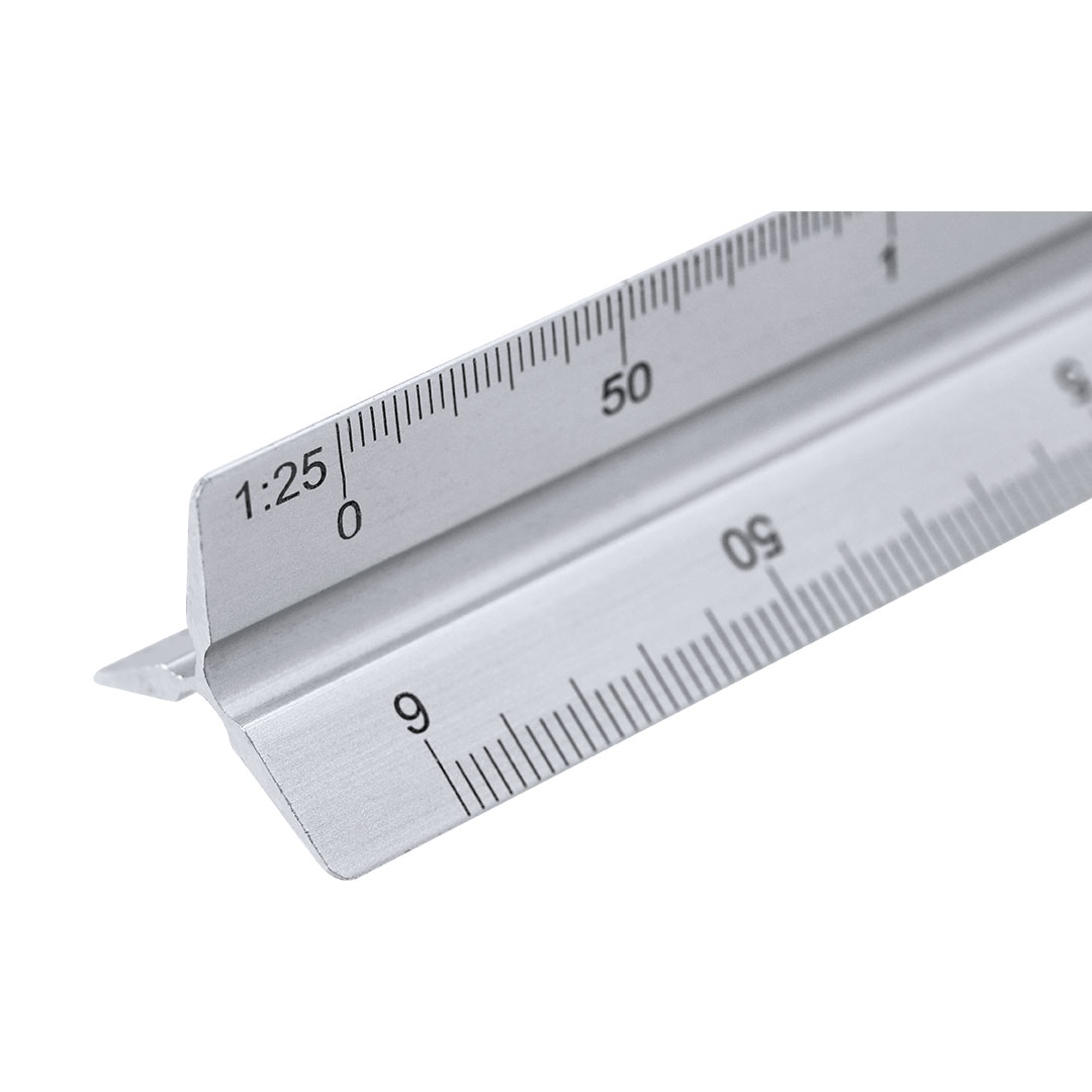 Escalímetro personalizado Thirty de aluminio triangular 30cm - Oficina - Regalo Promocional Personalizado - imagen 5