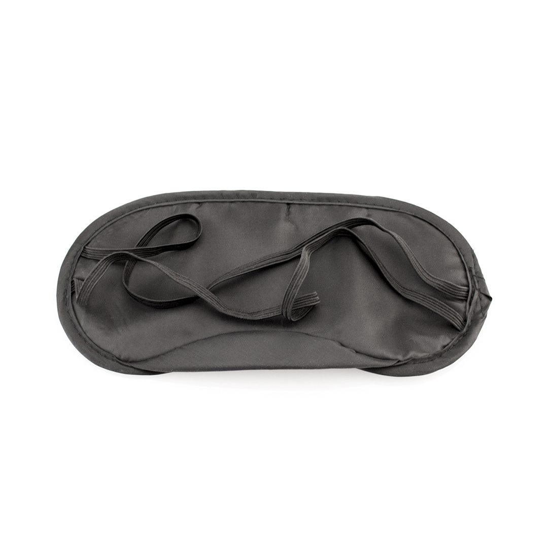 Máscara de viaje personalizada Asleep de microfibra con elástico doble - Parches, bandas y máscaras térmicas - Regalo Promocional Personalizado - vista alternativa