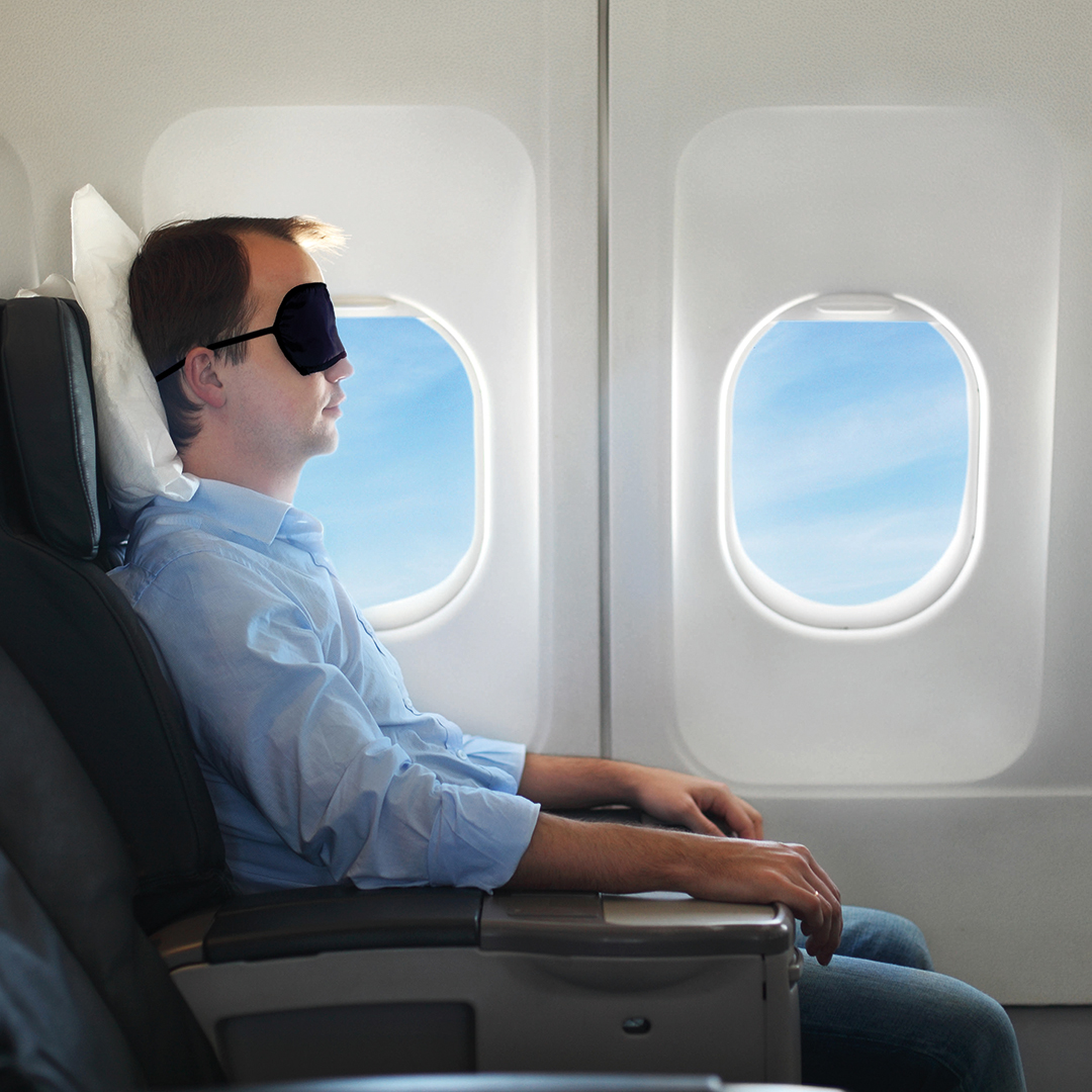 Máscara de viaje personalizada Asleep de microfibra con elástico doble - Parches, bandas y máscaras térmicas - Regalo Promocional Personalizado - imagen 3