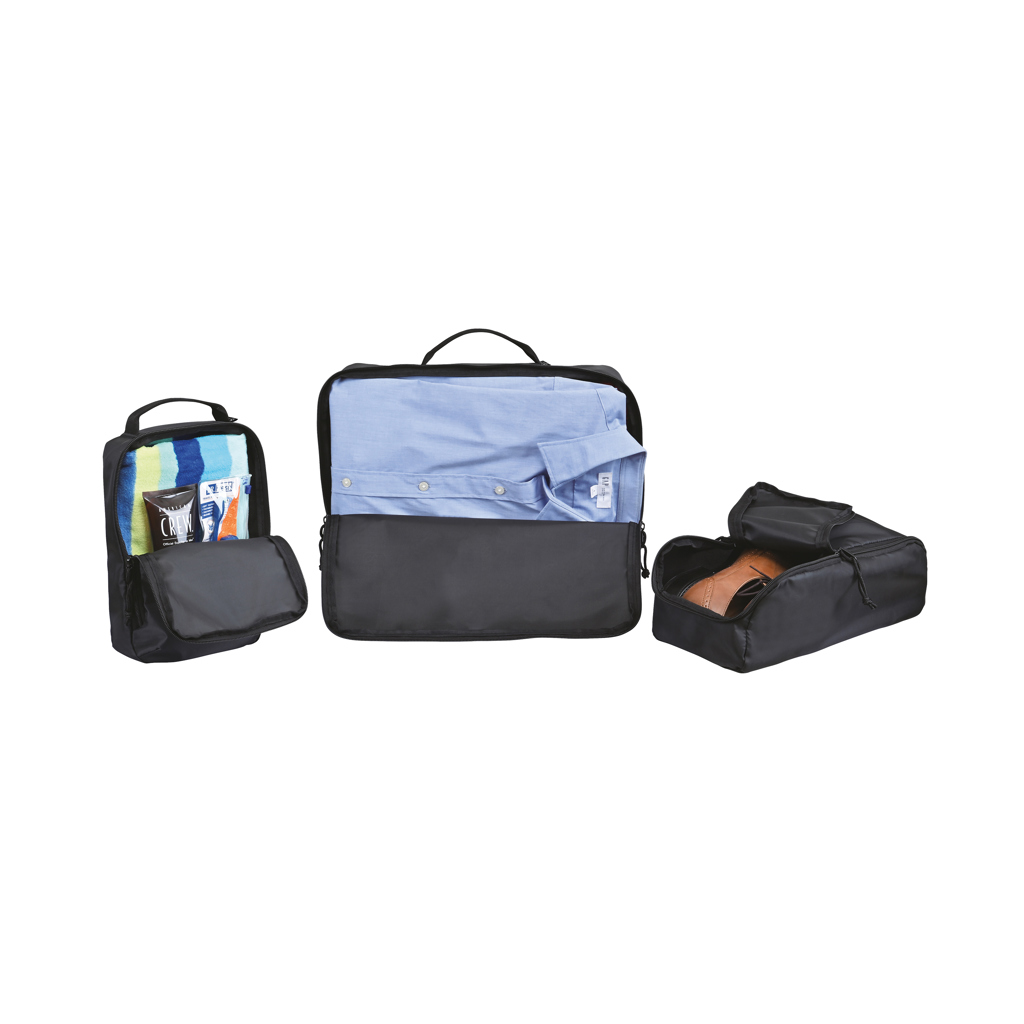 Organizadores de viaje 3 uds Renew AWARE™ RPET - Viaje - Regalo Promocional Personalizado - imagen 3