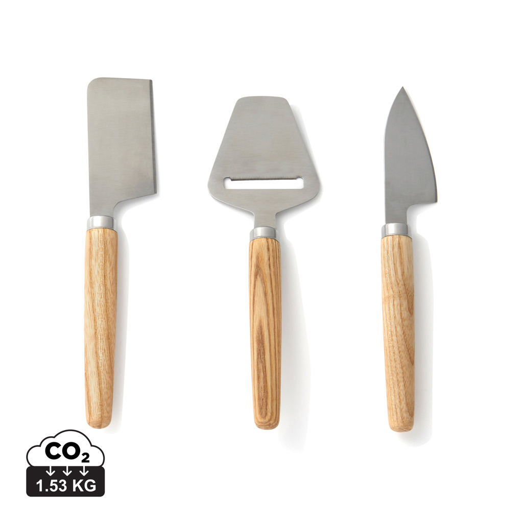Set para quesos personalizado VINGA Retro completo - Otros accesorios cocina - Regalo Promocional Personalizado