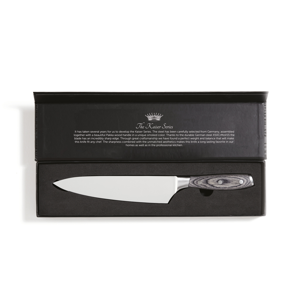 Cuchillo de chef personalizado VINGA Kaiser de acero alemán - Otros accesorios cocina - Regalo Promocional Personalizado - imagen 9