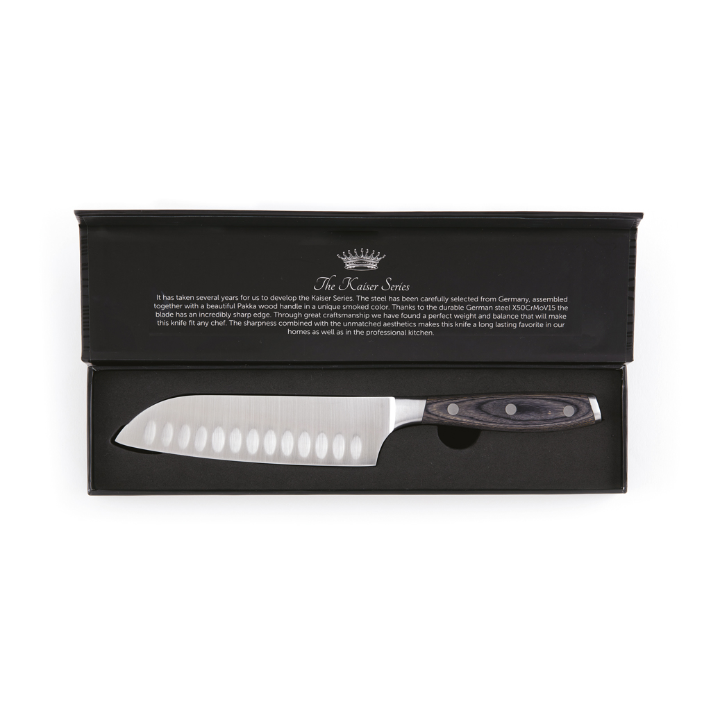 Cuchillo personalizado VINGA Kaiser Santoku de acero alemán - Otros accesorios cocina - Regalo Promocional Personalizado - imagen 10