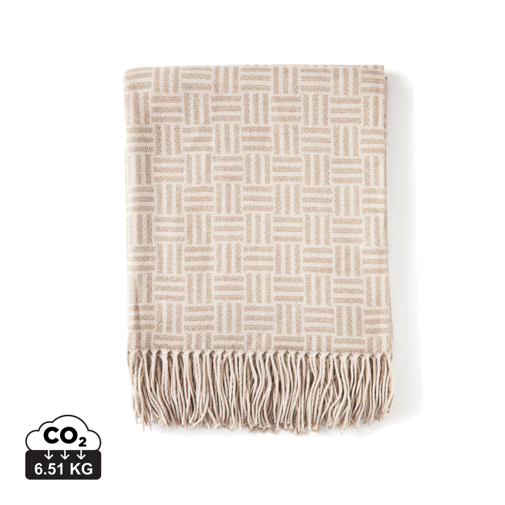 Manta personalizada VINGA Lenox de acrílico con jacquard - Mantas personalizadas - Regalo Promocional Personalizado