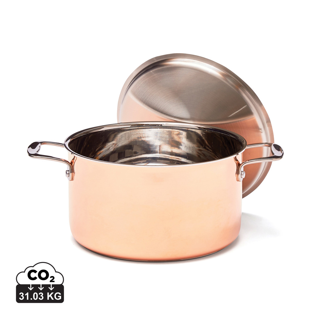 Cacerola personalizada de cobre VINGA Baron triple - Otros accesorios cocina - Regalo Promocional Personalizado