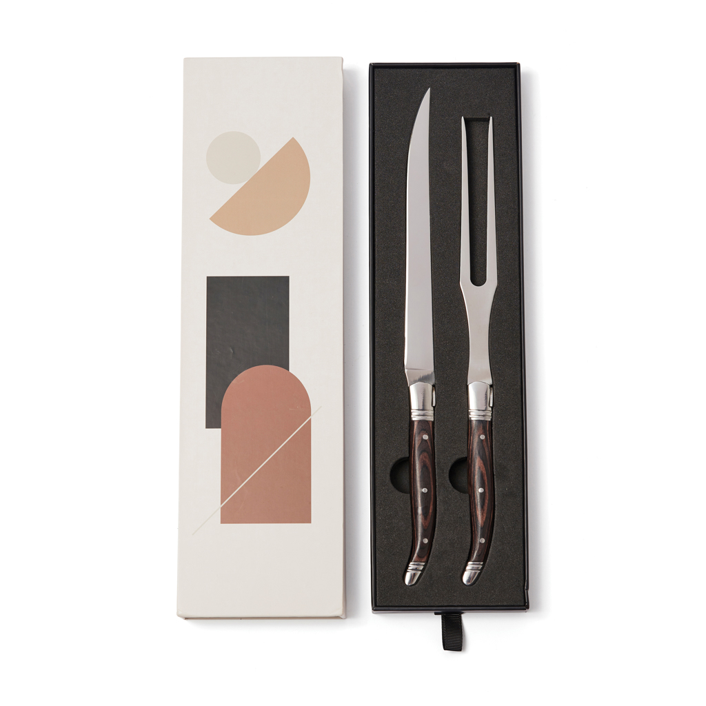 Set para trinchar personalizado VINGA Gigaro de acero inoxidable - Otros accesorios cocina - Regalo Promocional Personalizado - imagen 10