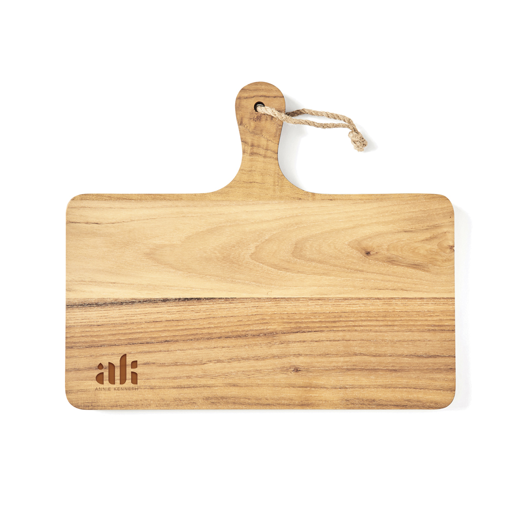 Tabla de servir horizontal personalizada VINGA Buscot de teca FSC - Otros accesorios cocina - Regalo Promocional Personalizado - imagen 4