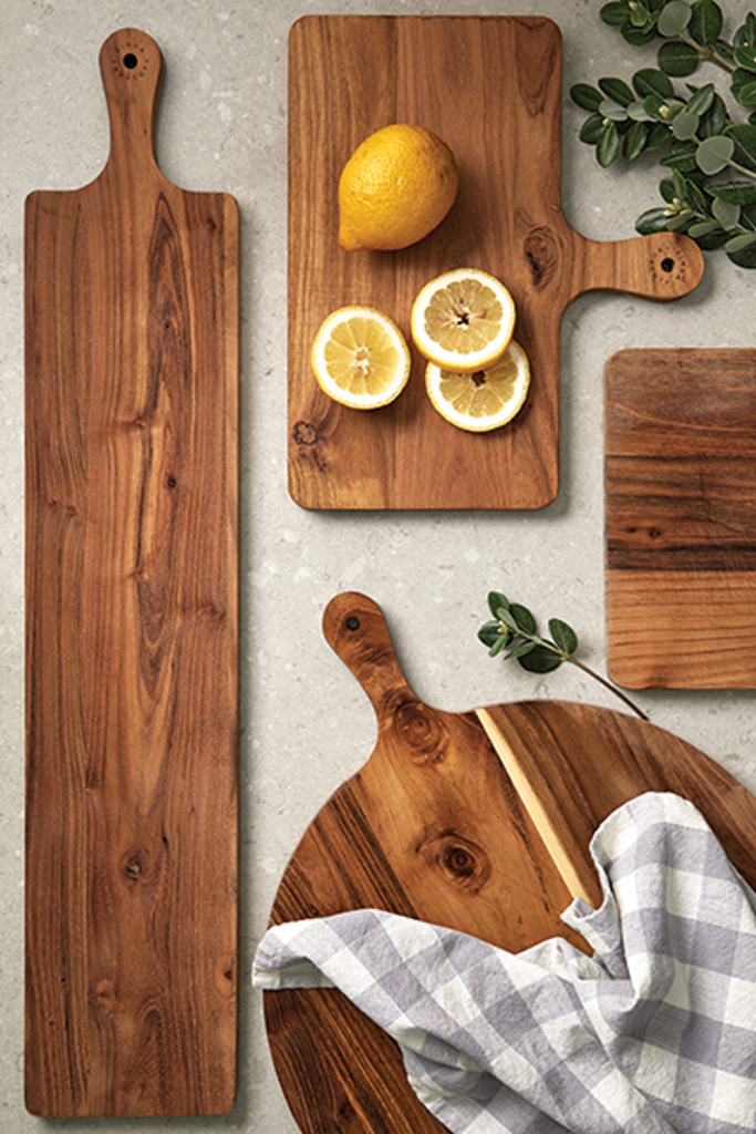 Tabla de servir horizontal personalizada VINGA Buscot de teca FSC - Otros accesorios cocina - Regalo Promocional Personalizado - imagen 8