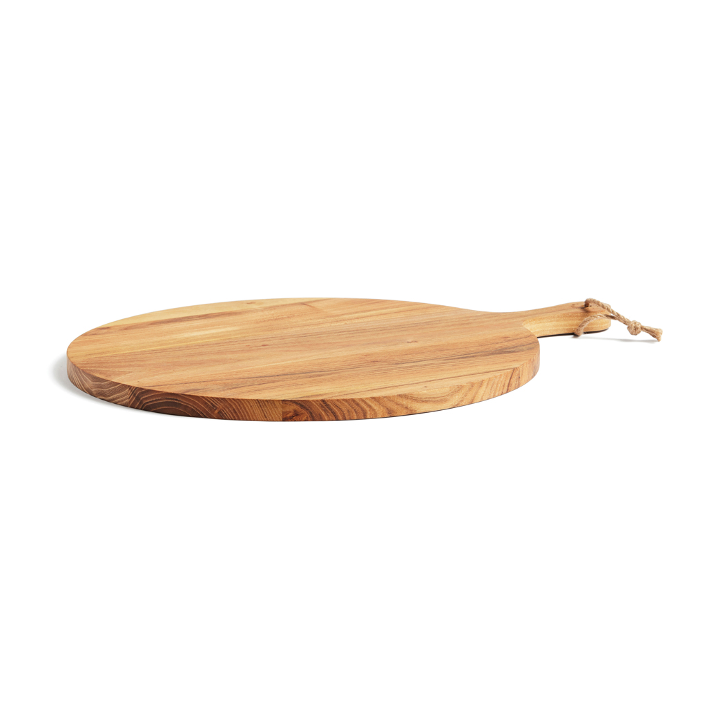 Tabla de servir redonda personalizada VINGA Buscot de teca FSC - Otros accesorios cocina - Regalo Promocional Personalizado - imagen 3