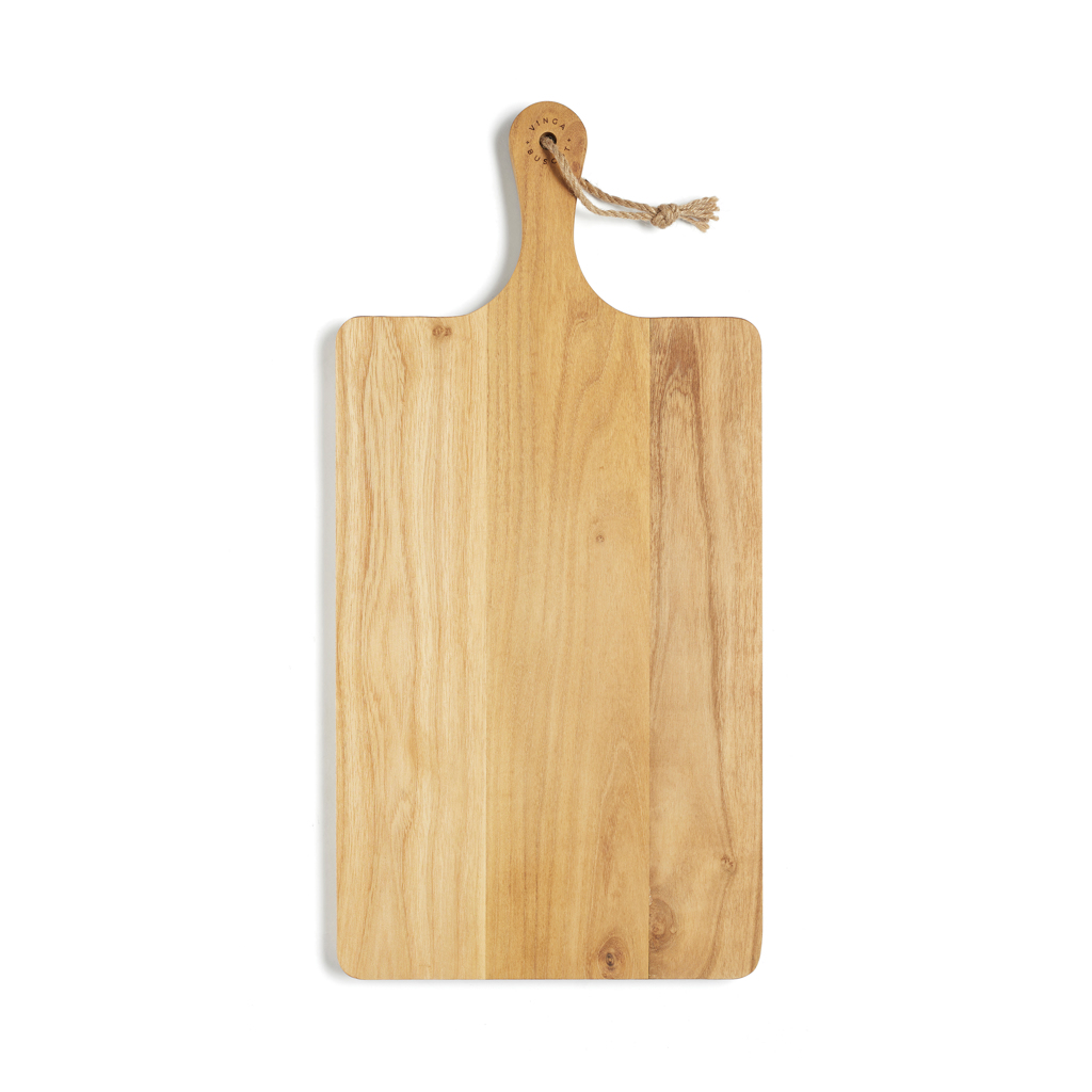 Tabla de servir personalizada rectangular VINGA Buscot de teca FSC - Otros accesorios cocina - Regalo Promocional Personalizado - vista alternativa
