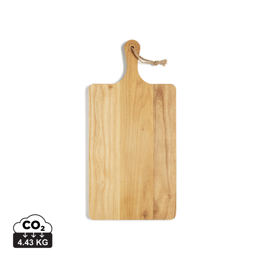 Tabla de servir personalizada rectangular VINGA Buscot de teca FSC - Otros accesorios cocina - Regalo Promocional Personalizado