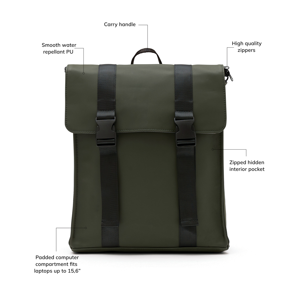 Mochila personalizada VINGA Baltimore minimalista repelente al agua - Regalos Premium - Regalo Promocional Personalizado - imagen 7