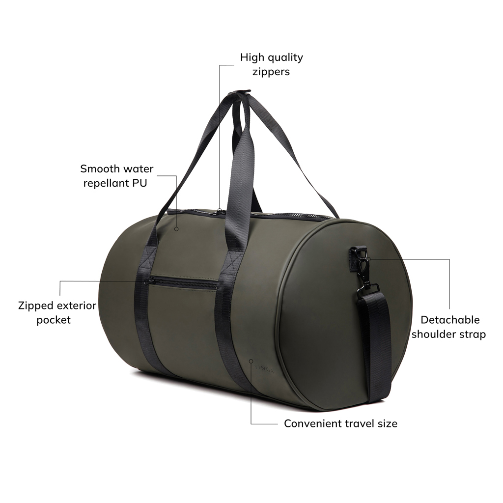 Bolsa deportiva personalizada VINGA Baltimore de PU nobuk - Regalos Premium - Regalo Promocional Personalizado - imagen 6