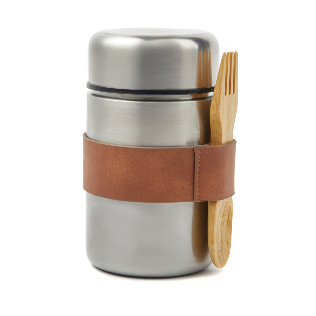 Termo personalizado VINGA Miles para comida de acero 18/8 con cuchara - Termos personalizados - Regalo Promocional Personalizado - vista alternativa