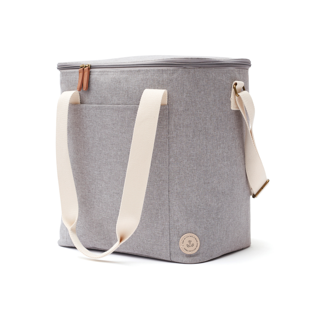 Nevera personalizada VINGA Sortino grande con tejido melange y PU - Verano - Regalo Promocional Personalizado - imagen 4