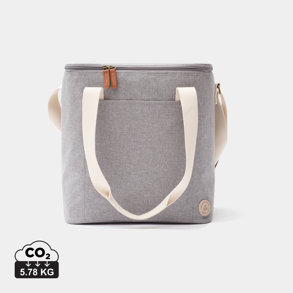 Nevera personalizada VINGA Sortino grande con tejido melange y PU - Verano - Regalo Promocional Personalizado