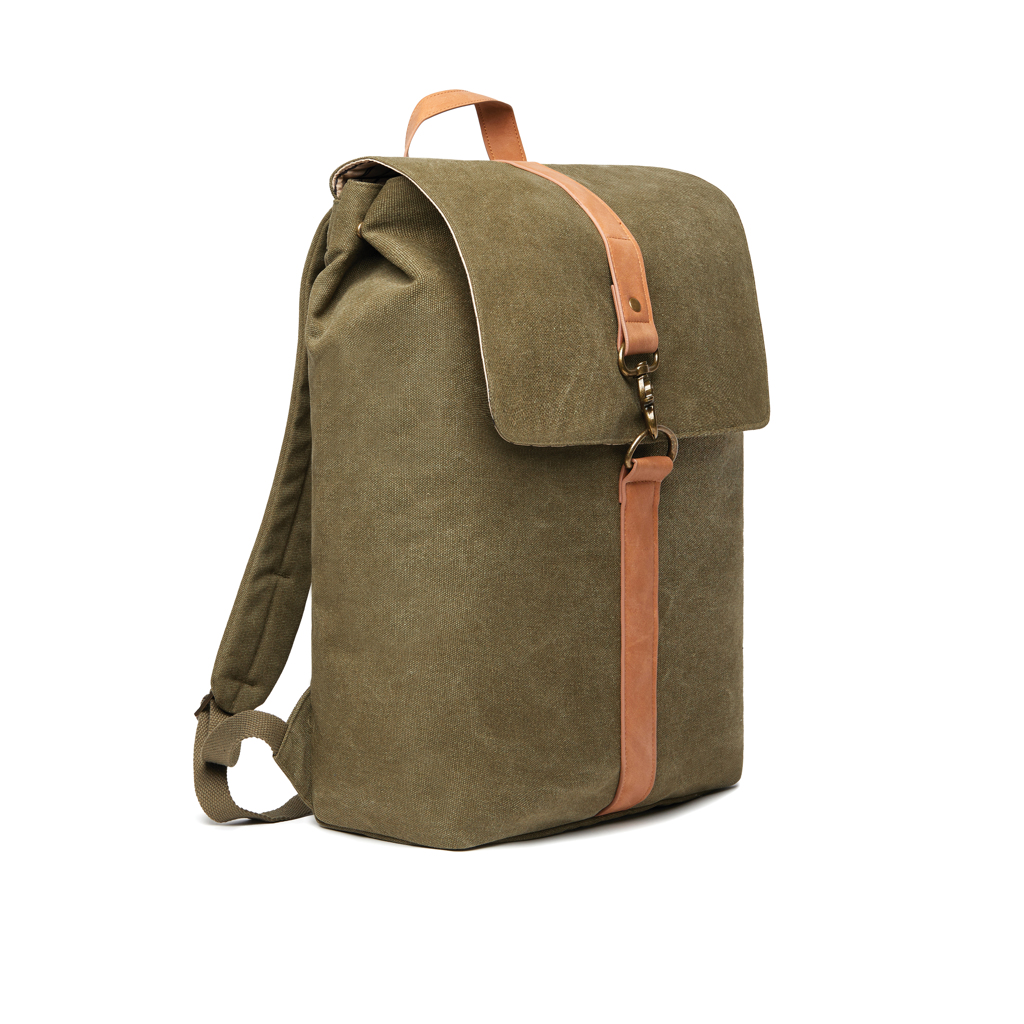 Mochila personalizada VINGA Bosler de lona reciclada con certificación GRS - Regalos Premium - Regalo Promocional Personalizado - imagen 4