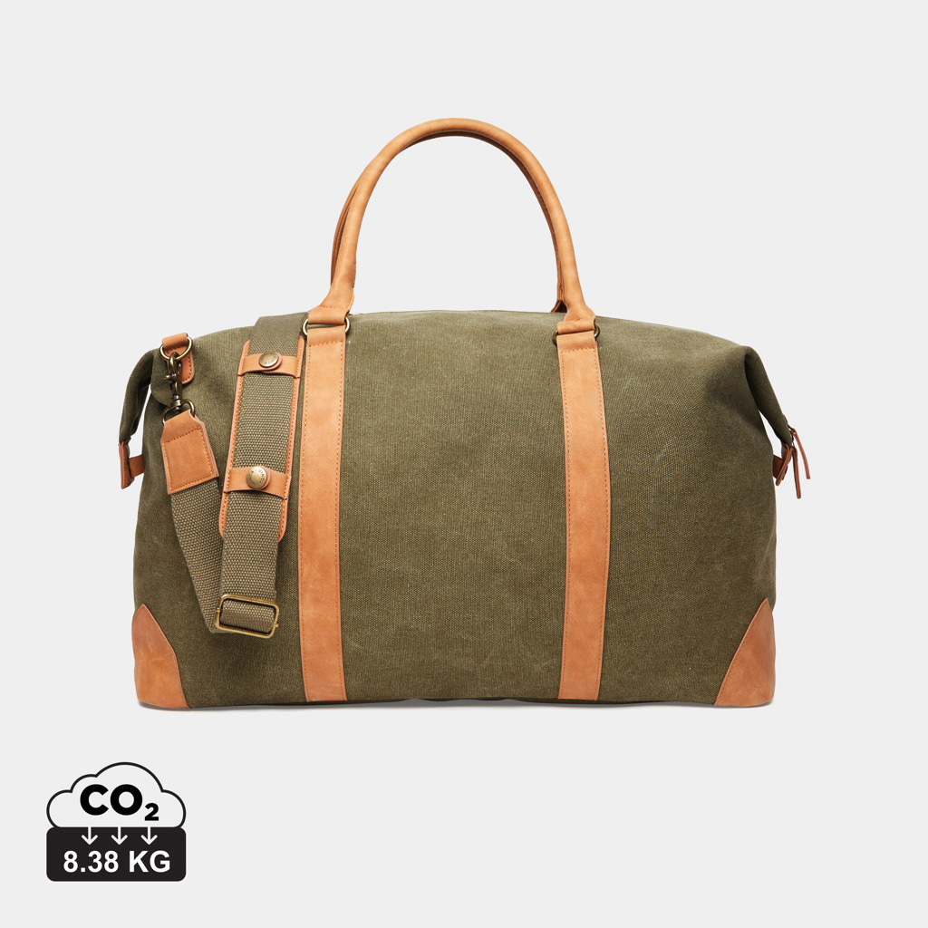 Bolsa fin de semana personalizada VINGA Bosler con lona reciclada RCS - Regalos Premium - Regalo Promocional Personalizado