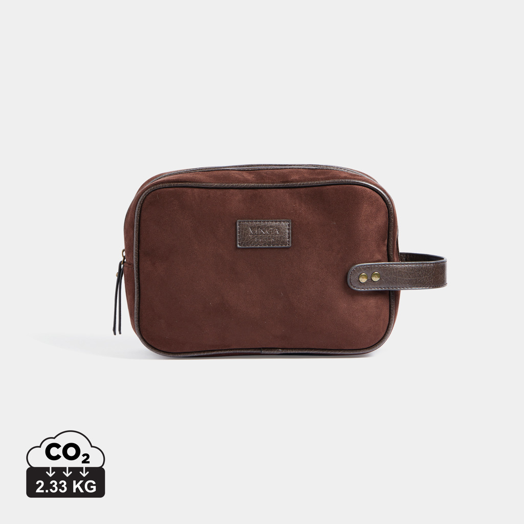 Neceser personalizado VINGA Hunton de imitación ante con detalles latón - Regalos Premium - Regalo Promocional Personalizado