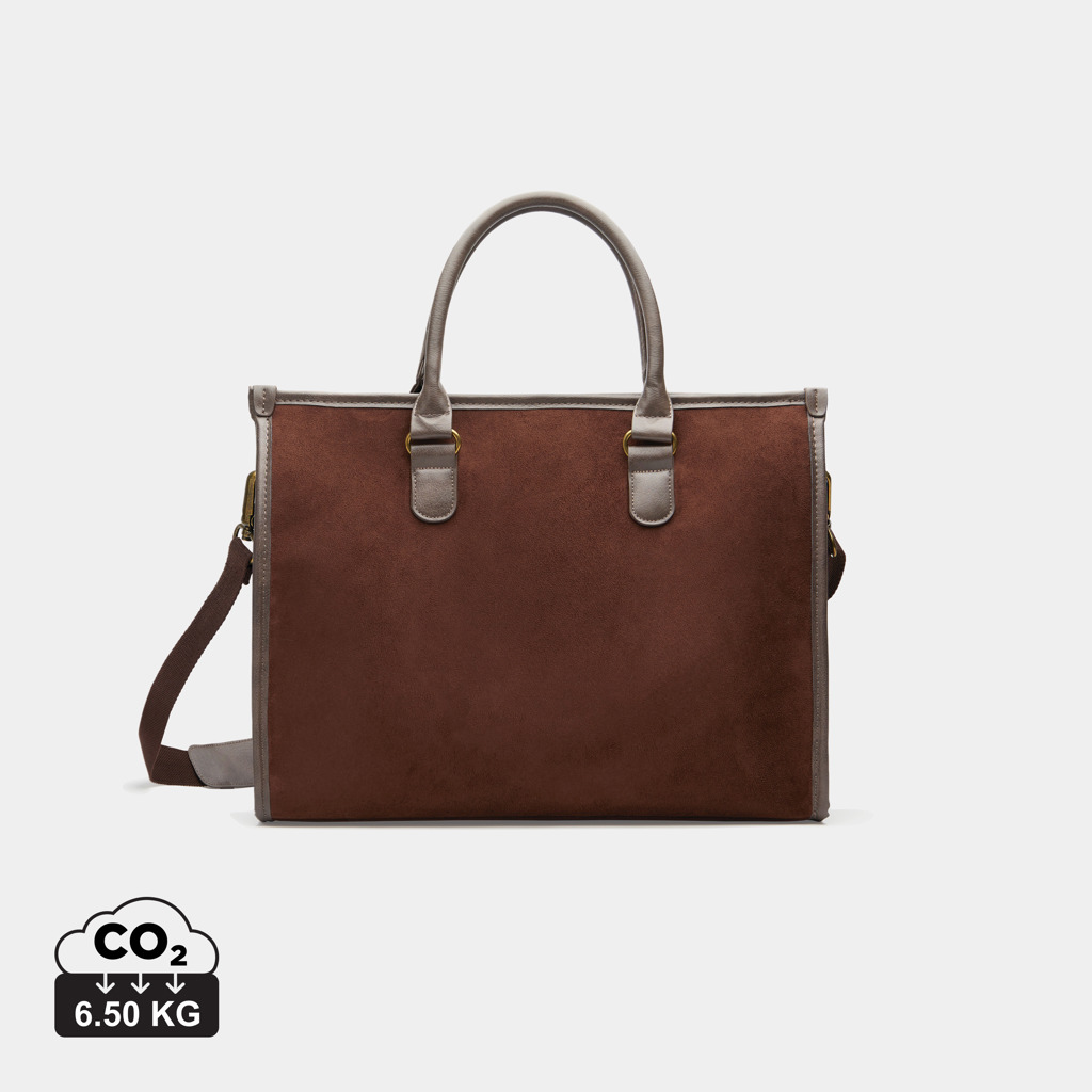Maletín para portátil personalizado VINGA Hunton de imitación ante - Regalos Premium - Regalo Promocional Personalizado