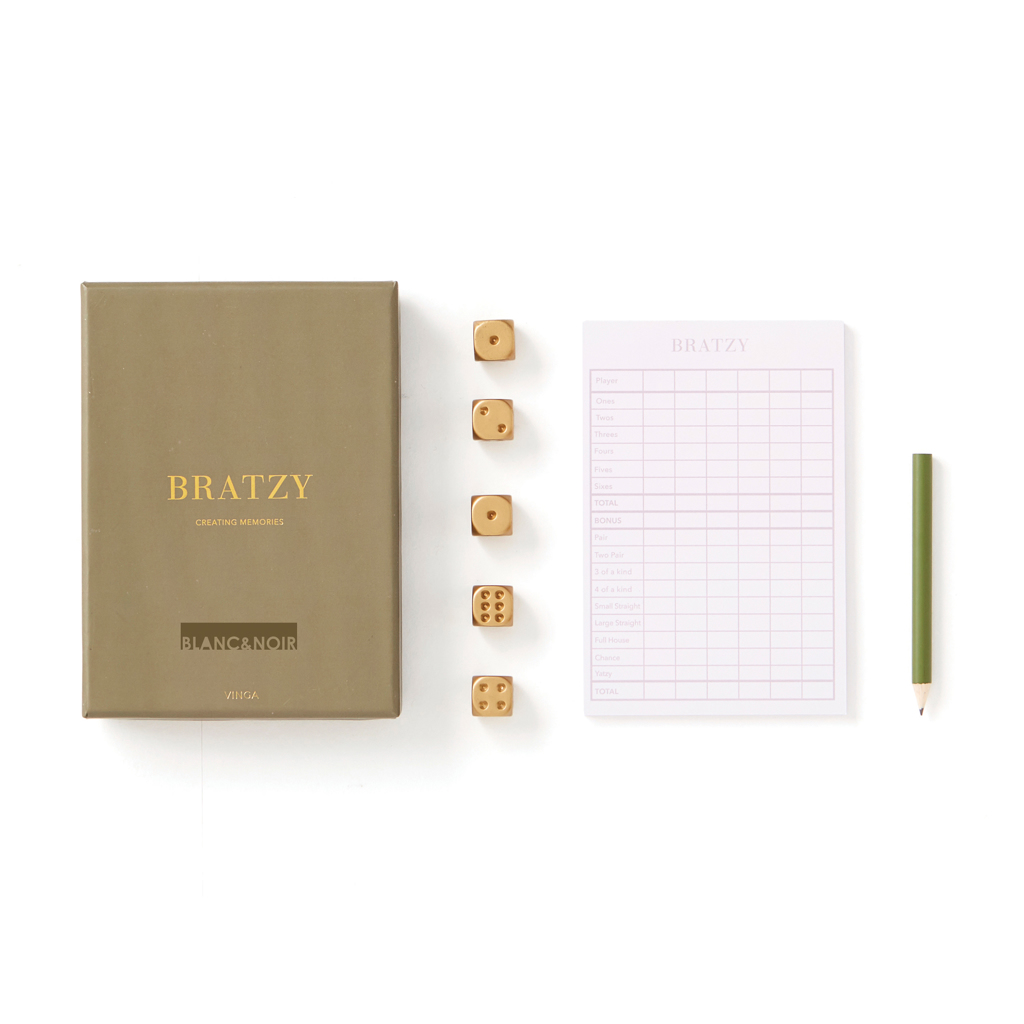 Juego personalizado VINGA Bratzy de café dados dorados - Regalos Premium - Regalo Promocional Personalizado - imagen 3
