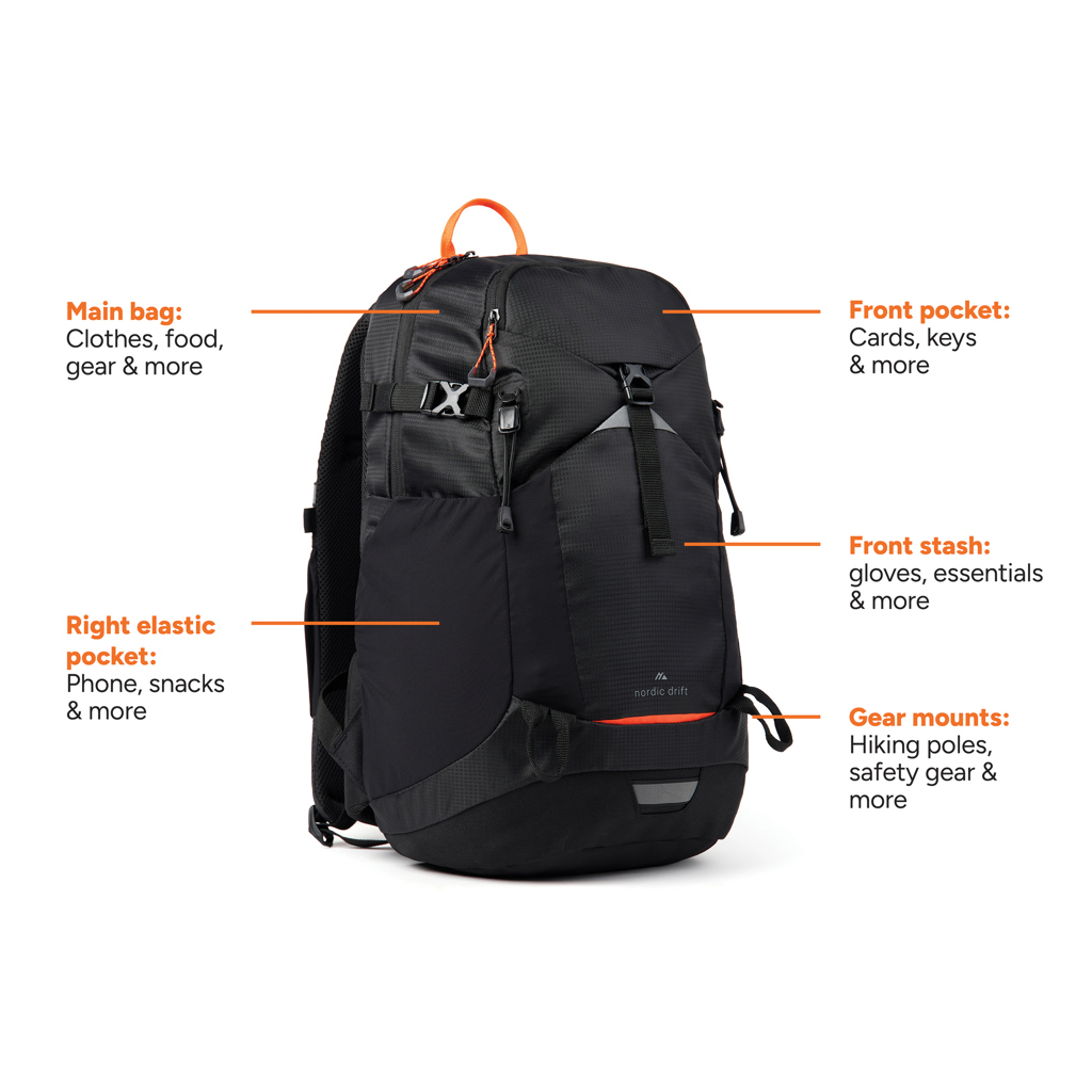 Mochila Nordic Drift Trail RCS de 24L - Mochilas personalizadas - Regalo Promocional Personalizado - imagen 3