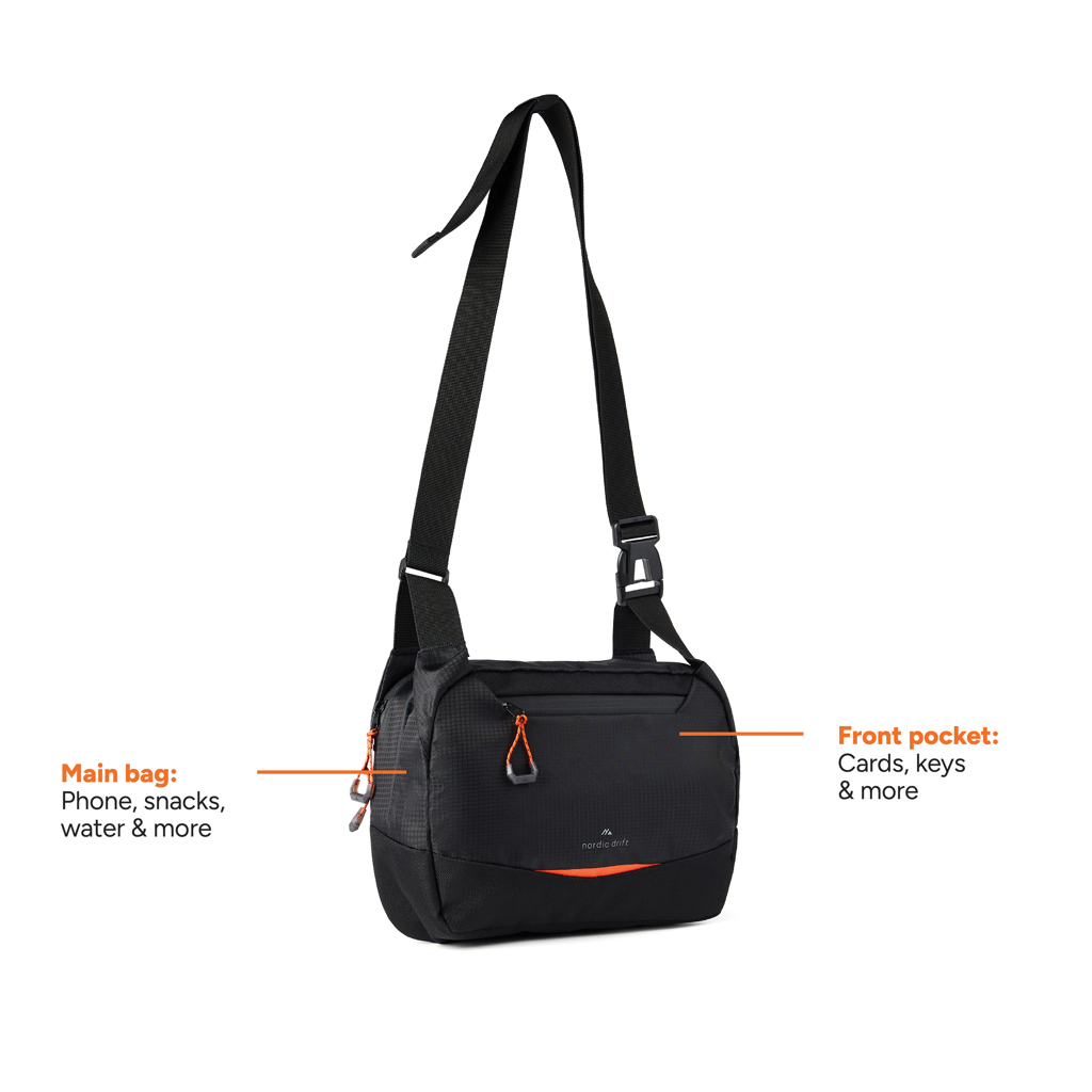 Bolso bandolera Nordic Drift Trail RCS de 4L - Bolsas - Mochilas - Regalo Promocional Personalizado - imagen 3