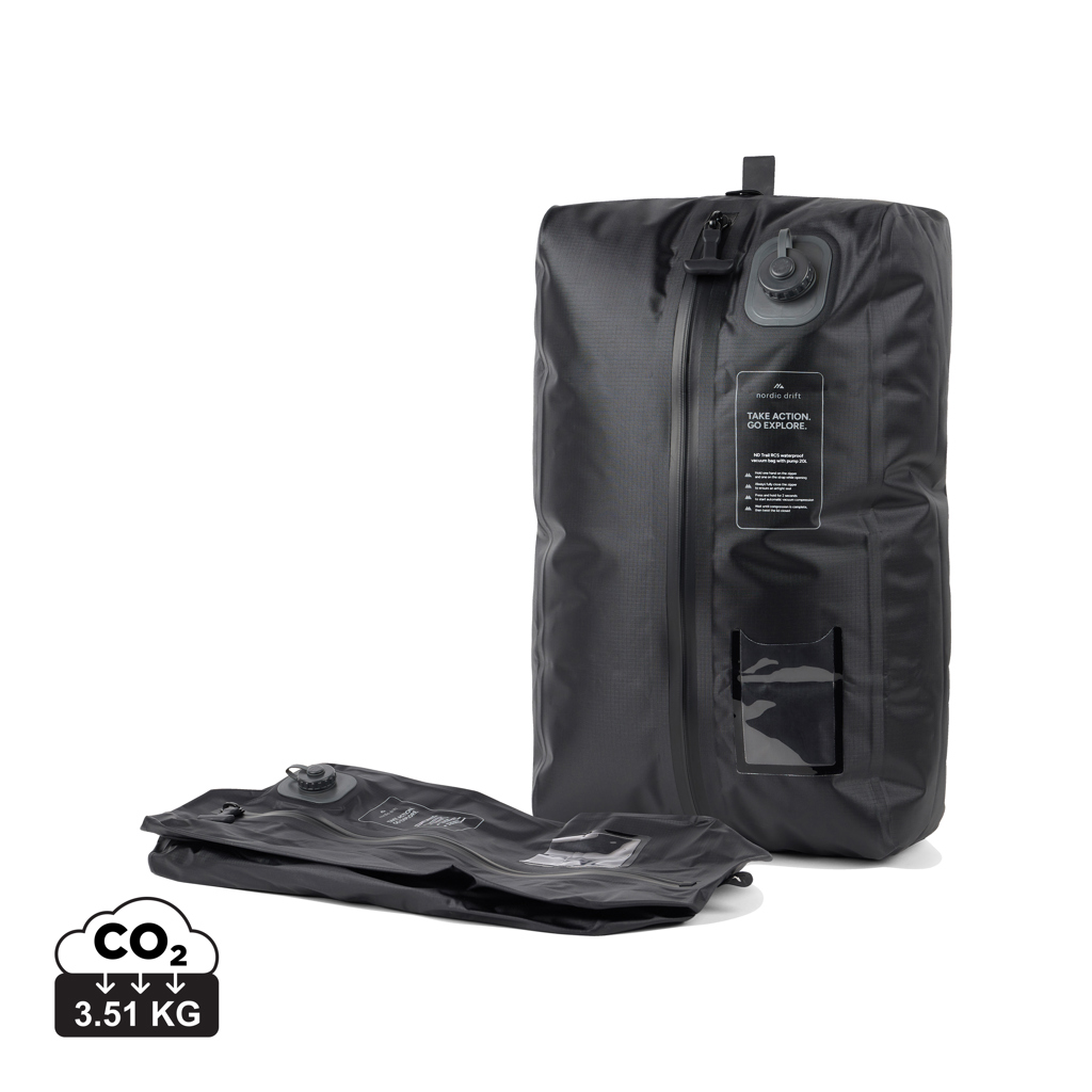 Bolsa de vacío Nordic Drift Trail RCS IPX 8 con bomba 20L - Viaje - Regalo Promocional Personalizado